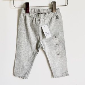 NWT Baby Gap Heather Gray Leggings 3-6 mos